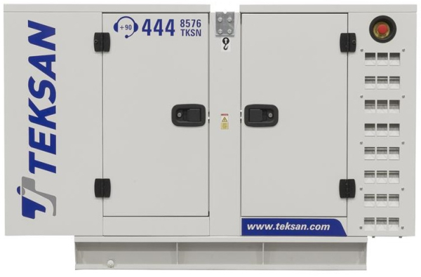 Дизельный генератор TEKSAN TJ33PE5L в кожухе  стационарный фото