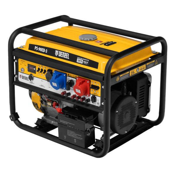 Бензиновый генератор DENZEL PS 90 ED-3 фото