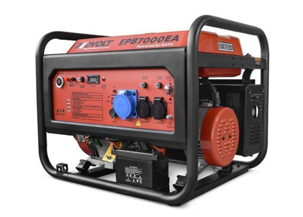 Бензиновый генератор REDVOLT EPB7000EA для дома фото