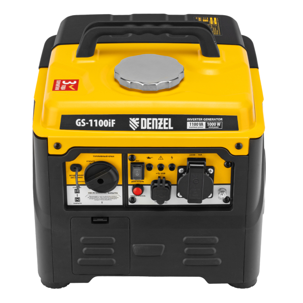 Бензиновый инверторный генератор DENZEL GS-1100iF для дачи фото