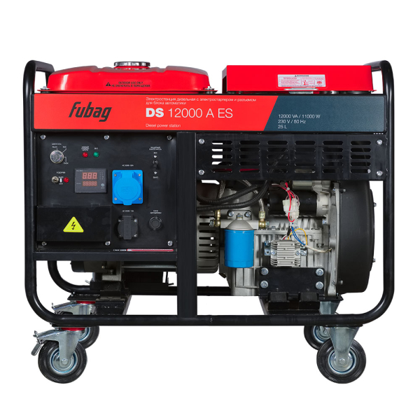 Дизельный генератор Fubag DS 12000 A ES 646225 на колесах фото