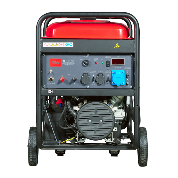 Бензиновый генератор Fubag BS 14000 A ES на колесах фото