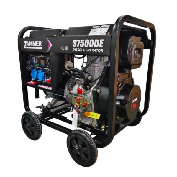 Дизельный генератор Zammer S7500DE S7500DE 2-х тактный фото