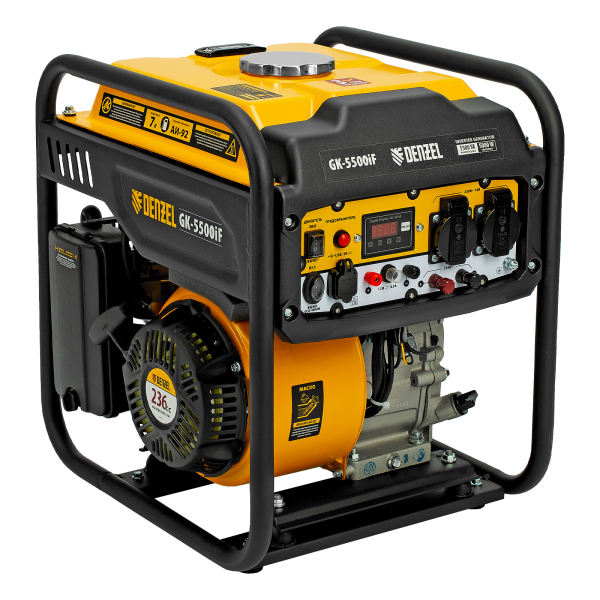 Бензиновый инверторный генератор DENZEL GK-5500iF фото