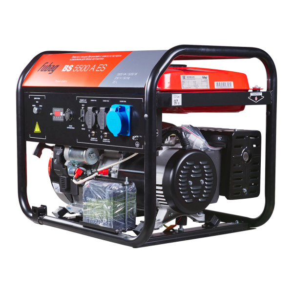 Бензиновый генератор Fubag BS 5500 A ES резервный фото