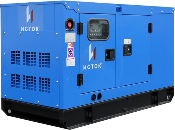 Дизельный генератор Исток АД12С-Т400-РПМ15 в кожухе с АВР  армейский фото