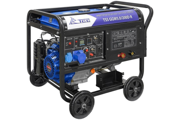 Бензиновый сварочный генератор ТСС GGW 5.0/200D-R 2-х тактный фото