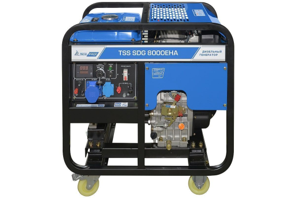 Дизельный генератор ТСС SDG 8000EHA 100050 2-х тактный фото