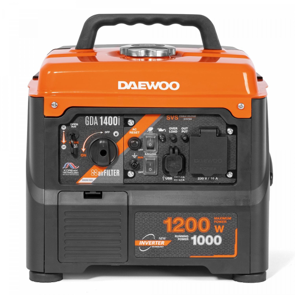 Бензиновый инверторный генератор DAEWOO GDA 1400i для газового котла Бензиновый инверторный генератор DAEWOO GDA 1400i для газового котла фото