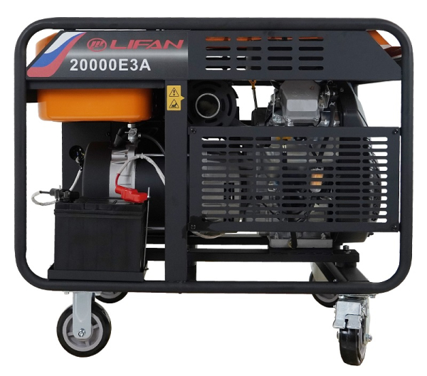 Бензиновый генератор Lifan 20000E3A синхронный фото