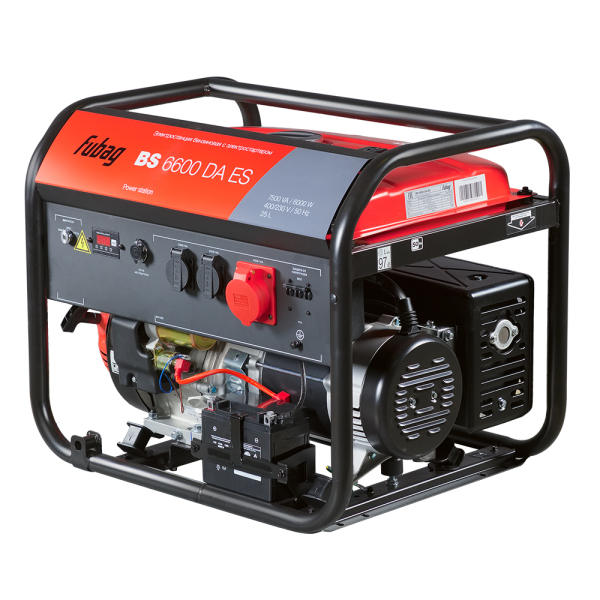 Бензиновый генератор Fubag BS 6600 DA ES 641693 фото