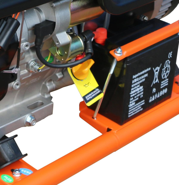 Бензиновый генератор Zongshen PB 7000 E синхронный фото