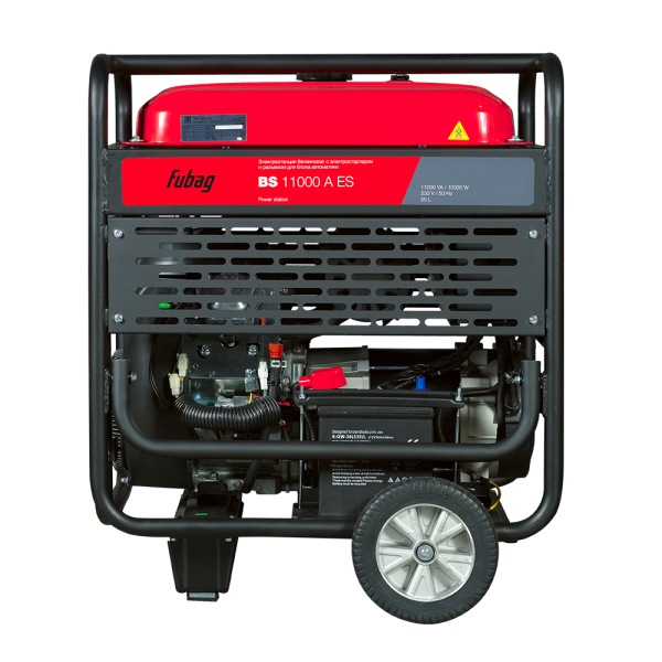 Бензиновый генератор Fubag BS 11000 A ES на колесах фото