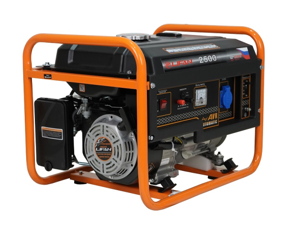 Бензиновый генератор Lifan 2 GF-3 (LF2500) на колесах фото