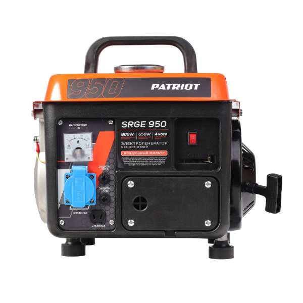 Бензиновый генератор PATRIOT SRGE 950 на колесах фото