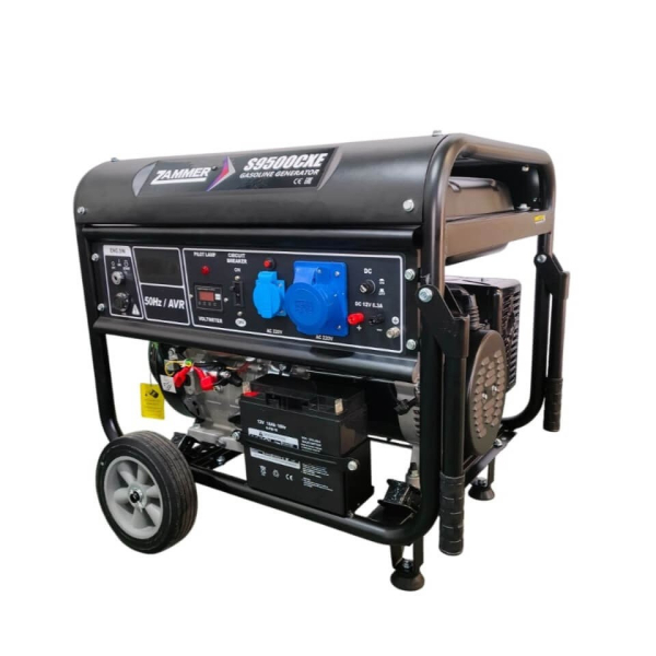 Бензиновый генератор Zammer S9500CXE портативный фото