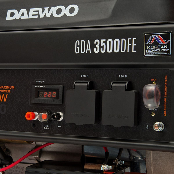 Бензиновый генератор DAEWOO GDA 3500 DFE портативный Бензиновый генератор DAEWOO GDA 3500 DFE портативный фото