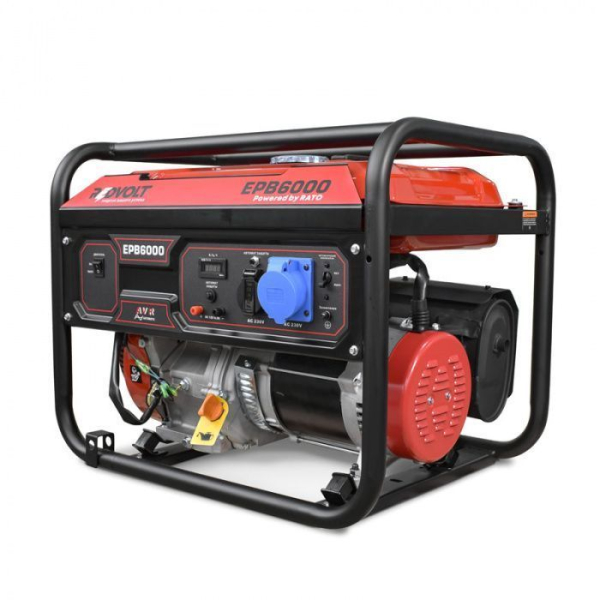 Бензиновый генератор REDVOLT EPB6000 синхронный фото