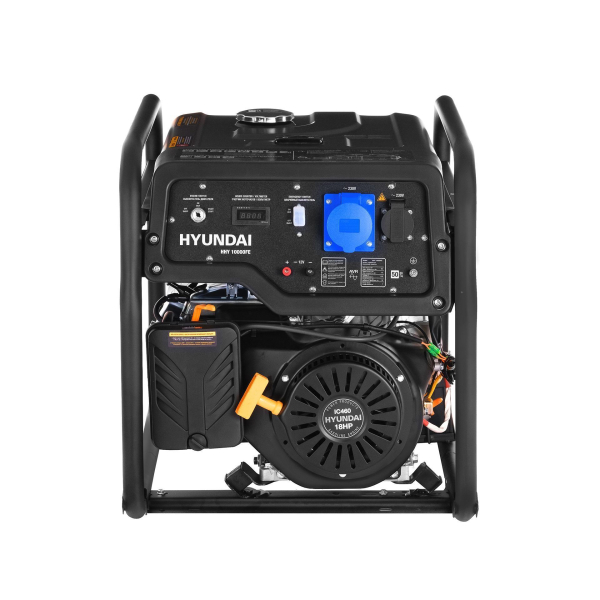 Бензиновый генератор Hyundai HHY 10000FE на колесах фото