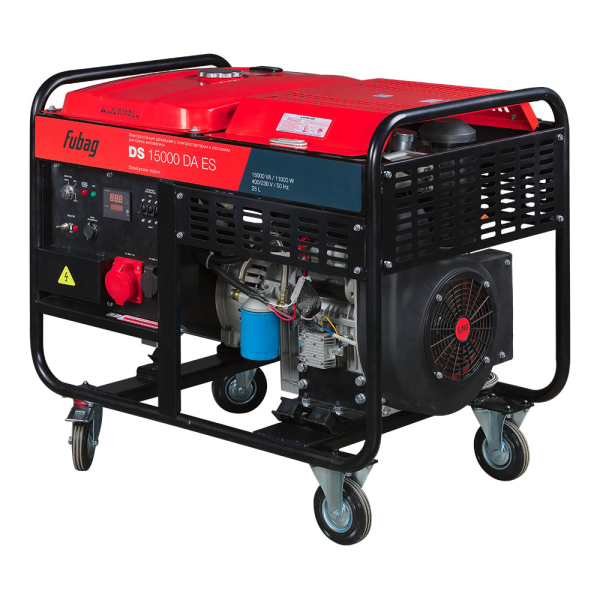 Дизельный генератор Fubag Дизельный генератор трёхфазный FUBAG DS 15000 DA ES 646226 на колесах фото