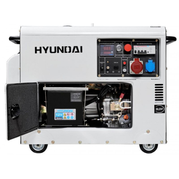 Дизельный генератор Hyundai DHY 8000SE-3  переносной Дизельный генератор Hyundai DHY 8000SE-3  переносной фото