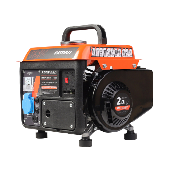 Бензиновый генератор PATRIOT SRGE 950 для газового котла фото