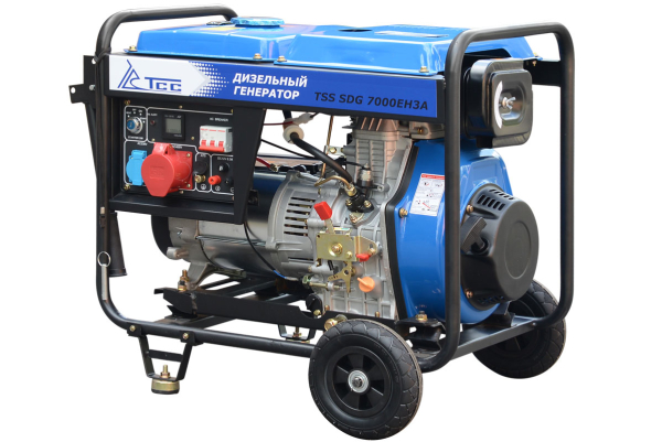 Дизельный генератор ТСС SDG 7000EH3A с АВР 033541 для дома фото