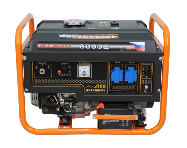 Бензиновый генератор Lifan 3 GF-7 (LF3500E) для дома фото