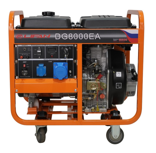 Дизельный генератор Lifan DG8000EA 00157314 синхронный фото