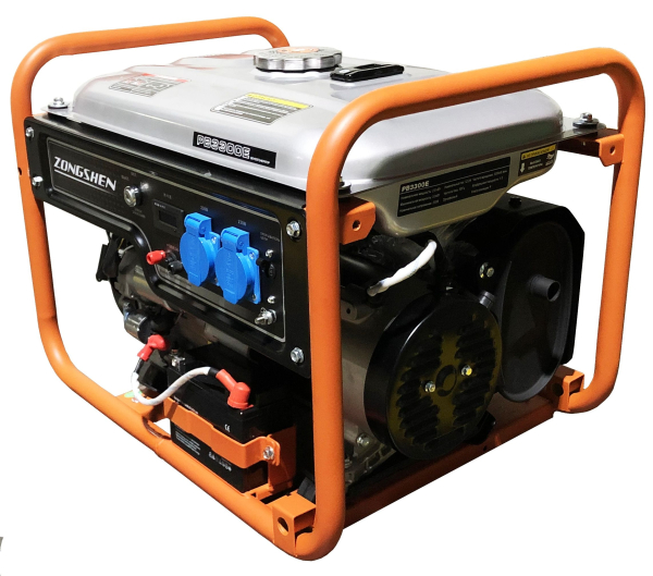 Бензиновый генератор Zongshen PB 3300 E для дома фото
