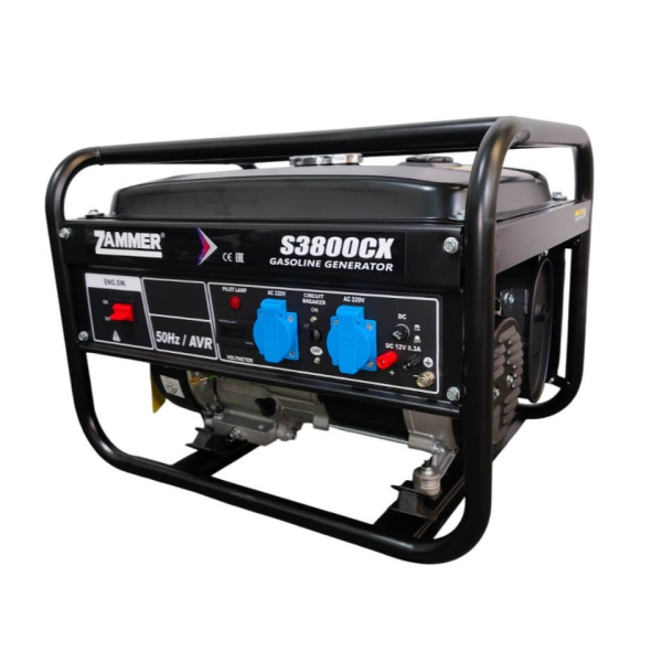Бензиновый генератор Zammer S3800CX мини фото