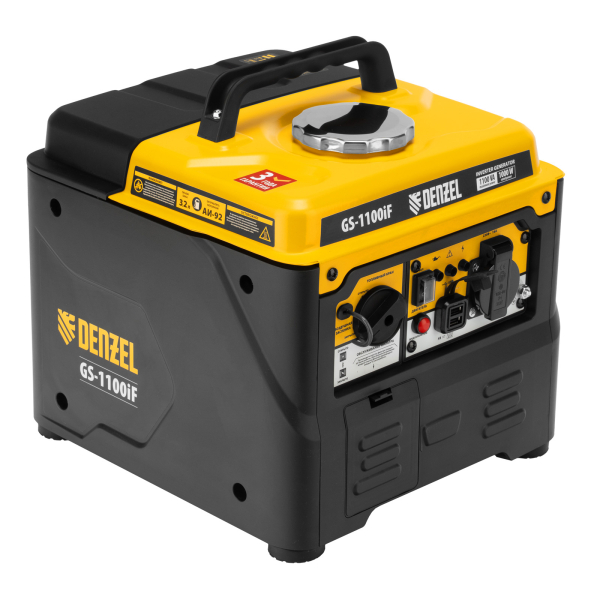 Бензиновый инверторный генератор DENZEL GS-1100iF для дачи фото