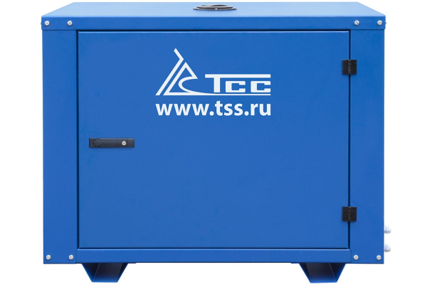 Бензиновый генератор ТСС SGG 5000EHNA в кожухе МК-1.1 уличный фото