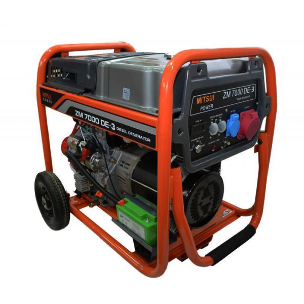 Дизельный генератор Mitsui ZM 7000 DE-3  переносной Дизельный генератор Mitsui ZM 7000 DE-3  переносной фото