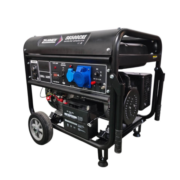 Бензиновый генератор Zammer S6500CXE портативный фото