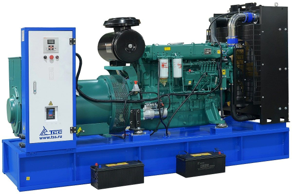 Дизельный генератор ТСС АД-300С-Т400-1РПМ5 ПРОФ в погодозащитном кожухе 025830 стационарный фото