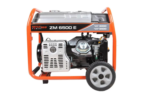 Бензиновый генератор Mitsui ZM 6500 E синхронный фото