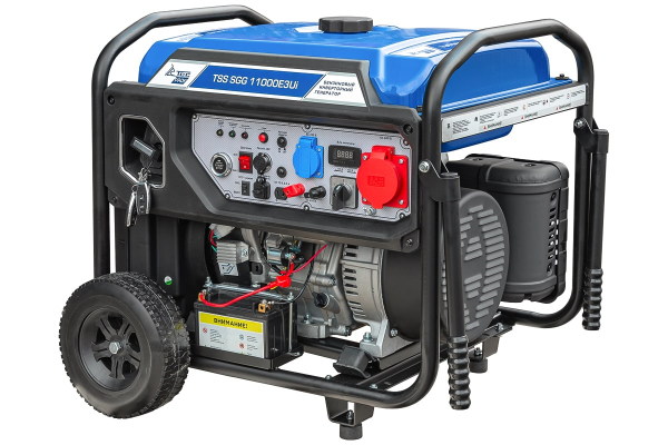 Бензиновый инверторный генератор ТСС SGG 11000E3Ui 2-х тактный фото