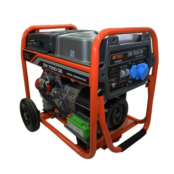 Дизельный генератор Mitsui ZM 7000 DE  переносной Дизельный генератор Mitsui ZM 7000 DE  переносной фото