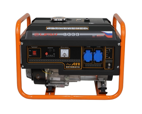 Бензиновый генератор Lifan 2.8 GF-6 (LF3000) 4-х тактный фото