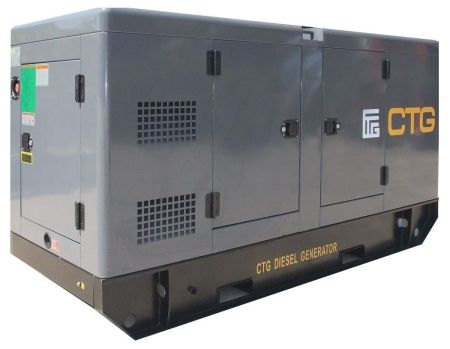 Дизельный генератор CTG AD-345RE в кожухе фото
