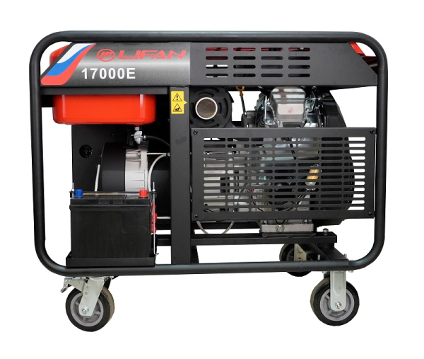 Бензиновый генератор Lifan 17000E промышленный фото