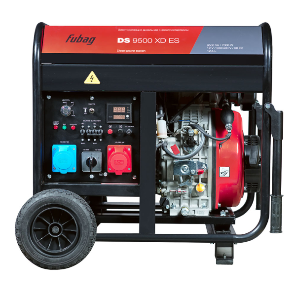 Дизельный генератор Fubag DS 9500 XD ES 646240 на колесах фото
