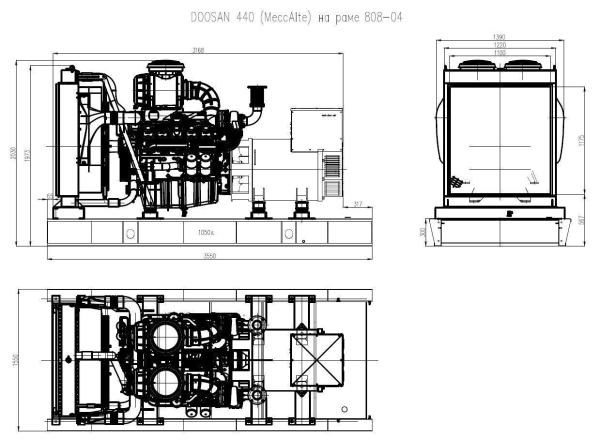 Дизельный генератор ТСС АД-440С-Т400-1РМ17 (Mecc Alte) 015103 Дизельный генератор ТСС АД-440С-Т400-1РМ17 (Mecc Alte) 015103 фото