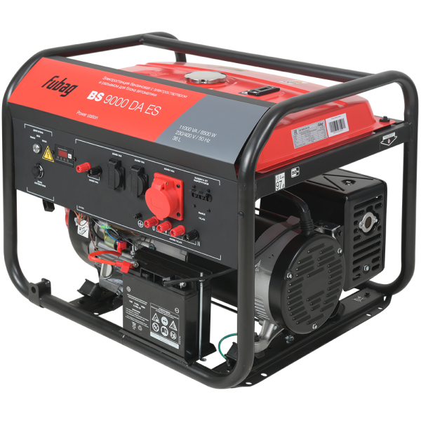 Бензиновый генератор Fubag BS 9000 DA ES резервный фото