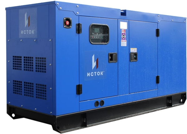 Дизельный генератор Исток АД60С-Т400-РПМ35 в кожухе с АВР  синхронный фото