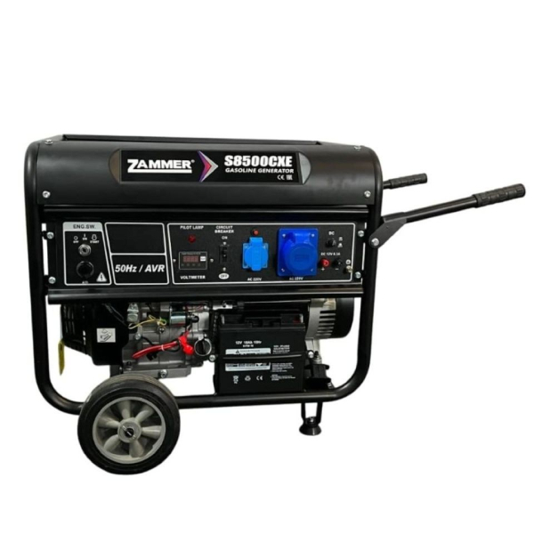 Бензиновый генератор Zammer S8500CXE для газового котла фото
