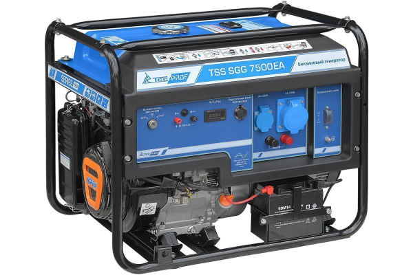 Бензиновый генератор ТСС SGG 7500ЕA для дома фото