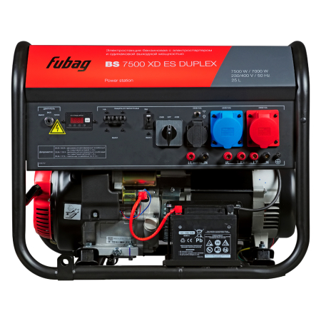 Бензиновый генератор Fubag BS 7500 XD ES DUPLEX фото