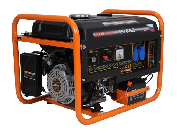 Бензиновый генератор Lifan 2.8 GF-7 (LF3000E) синхронный фото